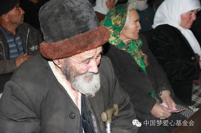 An elder at a village gathering