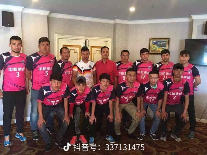 The youth football team he sponsors
