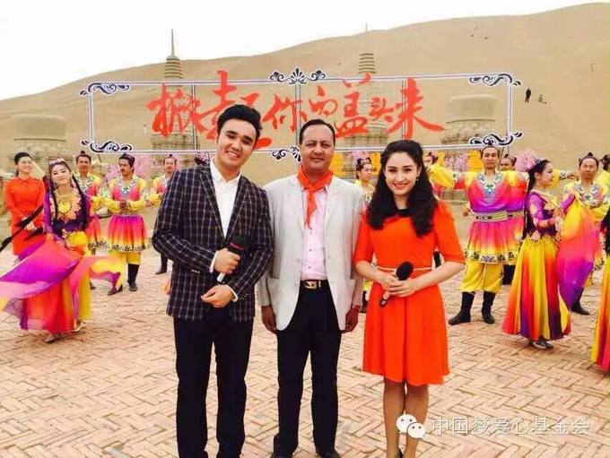 At a cultural festival in the desert